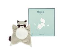KALOO - Fripons - Doudou Carré Raton Laveur Gaston - Doudou Moelleux et Extra Doux - 24 cm - Dès la Naissance,K205001