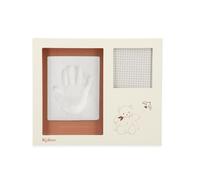 Kaloo, Intemporel, Cadre Photo et Empreinte Crème, Dès la Naissance | Kit de Moulage en Argile et Mode d'Emploi Inclus, Espace Photo et Empreinte Main ou Pied, Cadre à Poser, Souvenir Naissance
