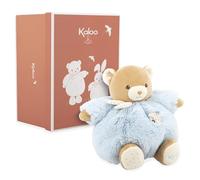 KALOO, Intemporel, Patapouf Peluche Ours Bleu, Dès la Naissance | Corps Doux et Moelleux Facile à Prendre en Main, Points Brodés pour Découvrir les Textures, Compagnon de Câlins, Vichy