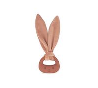 Kaloo - Lapinoo - Anneau de Dentition Bébé - Couleur Terracotta - Anneau Lapin - Sans PVC Sans BPA - Double Texture - Accessoire Bébé - Dès la naissance, K218009