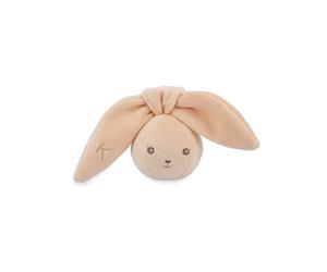 KALOO, Lapinoo, Balle Hochet Lapin Pêche, Dès la Naissance | 1 Balle Souple de 6 cm en Velours Côtelé avec Grelot, Grandes Oreilles Faciles à Saisir et à Accrocher