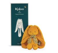 Kaloo Lapinoo Mon premier ami lapin en velours ctel - Lavable en machine - 10 ? Grand dans une bote cadeau - Jaune ocre - 0 ans et plus - K969