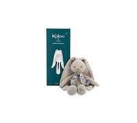 Kaloo - Lapinoo - Pantin Lapin - Peluche Bébé Bi-Matières Jersey et Tricot - 25 cm - Couleur Beige - Matières très Douces - Boîte Cadeau - Dès la Naissance, K972204