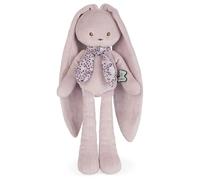 Kaloo - Lapinoo - Pantin Lapin - Peluche Bébé en Velours Côtelé - 35 cm - Couleur Rose - Matière très Douce - Boîte Cadeau - Dès la Naissance, K969945