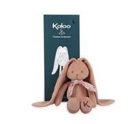 Kaloo - Lapinoo - Pantin Lapin - Peluche Bébé en Velours Côtelé - 35 cm - Couleur Terracotta - Matière très Douce - Boîte Cadeau - Dès la Naissance, K972201