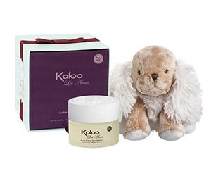 KALOO Les Amis Eau de Senteur Bébé 100 ML + Animal en Peluche - Chiot