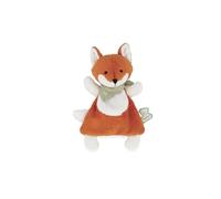 KALOO, Les Amis, Mini Doudou Renard Paprika, Dès la Naissance | Mini Doudou en Fourrure Moelleuse, Avec Bandana Vert Brodé, Pattes et Queue Faciles à Saisir, Petit Format à Emporter