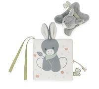 Livre imagier – Animaux de la ferme + mini doudou – Découverte visuelle – Dès la naissance