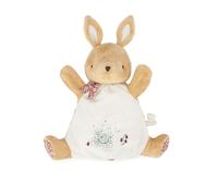 KALOO, Petites Chansons, Doudou Marionnette Lapin, Dès la Naissance | Doudou Marionnette en Micro-velours, Broderies Inspirées de la Comptine Mon Petit Lapin, Jeu de Coucou-Caché avec Bébé