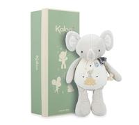 KALOO - Peluche à Son éléphant - Doudou de Naissance sonore Éléphant - avec Clochette intégrée - 28 cm - Matières recyclées - Idéal Cadeau Naissance - K210007