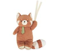 KALOO - Peluche Musicale Panda Roux - Mélodie Apaisante “You are My Sunshine” - Ultra Douce, Sécurité et Confort - Lavable en Machine - Cadeau Naissance Premium dès la Naissance - K206005