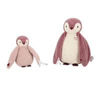 Kaloo Peluches Complices – Duo manchots câlins Rose 15 cm et 25 cm Doudou dès la naissance K212004