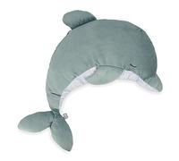 Kaloo, Petit Calme, Peluche Dauphin Évolutive 60 cm | Coussin de Confort pour la Maman, Support pour le Dos et la Tête du Nourrisson, Poche Lavande Amovible