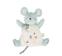 KALOO - Petites Chansons - Doudou Marionnette Souris Verte - Doudou Bébé - Peluche Marionnette à Main 24 cm - Jeu d'Éveil - Dès La Naissance, K210003