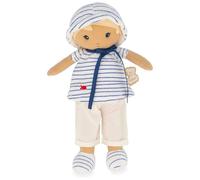 Kaloo Poupée en tissu Eli 25 cm Haut marin Boîte cadeau