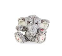 Peluche éléphant gris prestige Noa (24 cm)