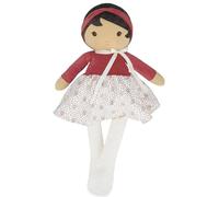 Kaloo, Tendresse, Grande Poupée en Tissu Émilie 80 cm, Dès la Naissance | Grande Poupée à Câliner, Invite à Partager de Douces Histoires, Ruban Personnalisable pour le Prénom, Cadeau Naissance