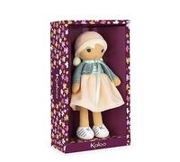 Kaloo Poupée en tissu Chloé K. – Look tendance, lavable en machine – 25 cm