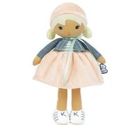 KALOO - Tendresse - Ma 1ère Poupée en Tissu Chloé K, K963660, 32 cm Bleu/Pêche