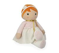 KALOO - Tendresse - Ma 1ère Poupée en Tissu Valentine - Grande Poupée de Chiffon Danseuse 80 cm - Micro-Velours - Poupée Géante - Carte Personnalisable - Dès la Naissance, K200000
