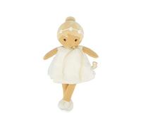 KALOO, Tendresse, Poupée en Tissu Daphné 32 cm, Dès la Naissance | Grande Poupée Douce à Câliner, Ruban Personnalisable pour le Prénom,Tenue Élégante pour Baptême ou Cérémonie, Moments Calmes