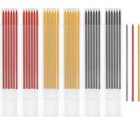 Kalop-36 Pièces 2,8 Mm Mines De Crayon De Menuisier,Mines De Marqueur Rechange De Trous Profonds Construction,Solide Marqueur De Crayon Pour Marquage De Construction