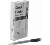 Kalop-Fiesta Porte-Mines Pointe 0,7 Mm Corps Noir Lot De 12