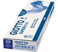 Kalop-Giotto Crayons De Couleur Supermina,12 Pièces,Mina 3,8 Mm,Couleurs Assorties,Haute Qualité (Bleu Outremer)