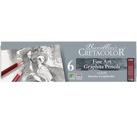 Kalop-Kit Crayons Cleos Fine Art Graphite Crayon Set (6 Crayons)