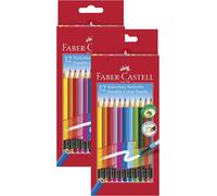Kalop-Lot De 2 Paquets De 12 Crayons De Couleur Effaçables Avec Pointe En Caoutchouc