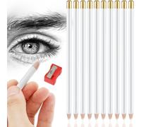 Kalop-Stylo Gomme 10 Pièces Stylo Gomme Fine Stylo Gomme D'artiste En Bois Stylo À Dessin Stylo Gomme Avec Petit Taille-Crayon Gomme En Forme De Stylo Pour Dessiner Débutants Et Artistes