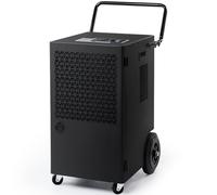 Kalopsia Déshumidificateur d'Air Électrique Industriel: 70L/jour Évacuation Continue Absorbeur d'Humidité Séchage Linge Silencieux Pour Maison/Cave/Sous-sol/Salle de Bain/Buanderie/Garage/Appartement