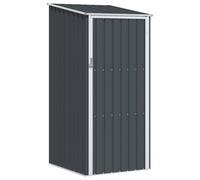 Kaloriko Abri de Jardin Anthracite en Acier galvanisé 87 x 98 x 159 cm, cabane de Rangement extérieur, cabanon pour Outillage, vélo, Tondeuse, Bois, Poubelle, Protection Jardin, Cour, terrasse