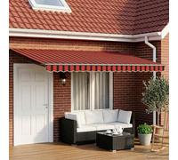 Kaloriko Auvent électrique extensible 4 x 3 m avec cadre en aluminium, panneau solaire et télécommande, résistant aux intempéries, protection UV, idéal pour terrasse, balcon, jardin