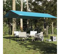 Kaloriko Bâche de Camping Bleu 500x294 cm, Polyester 185T revêtement PU, avec œillets et Sac de Transport, légère et Polyvalente pour Trekking randonnée Plage et Montagne