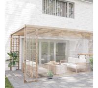 Kaloriko Bâche transparente pour plantes 5 x 12 m en PVC avec œillets, imperméable et indéchirable pour jardin, parterre, protection hivernale et protection des plantes