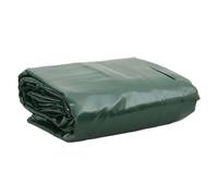 Kaloriko Bâche verte en toile avec revêtement en PVC, 1,5 x 2,5 m, indéchirable, imperméable, résistante aux UV et à la moisissure, avec œillets, bâche polyvalente pour jardin, voiture, camping, bois