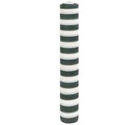 Kaloriko Brise-vue en polyéthylène haute densité - Vert et blanc - 1,5 x 25 m - 195 g/m² - Résistant aux UV - Résistant aux intempéries - Pour jardin, balcon, terrasse, extérieur - Avec protection