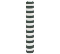 Kaloriko Brise-vue vert et blanc - 2 x 25 m - En polyéthylène haute densité - 150 g/m² - Résistant aux UV - Résistant aux intempéries - Pour jardin, balcon, terrasse, extérieur - Avec ombre respirante