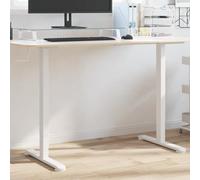Kaloriko Cadre de Bureau Debout Blanc en Acier réglable 94-135 cm Longueur 60 cm Largeur 70-114 cm Hauteur capacité 70 kg Ergonomique pour télétravail Chambre étudiant Adulte