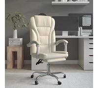 Kaloriko Chaise de bureau avec fonction allongée - En cuir synthétique - Rotative - Réglable en hauteur - Avec roulettes et accoudoirs - Ergonomique - Pour le bureau à domicile et les jeux - Avec