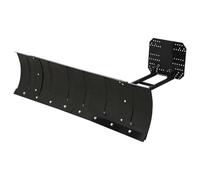 Kaloriko Chasse Neige pour VTT Noir, Lame 150 x 38 cm, Acier Enduit de Poudre et Caoutchouc, Angle réglable 5 Positions, Accessoires de Montage Inclus pour allée, Trottoir, Chemin