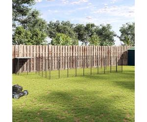 Kaloriko Chenil Noir en Acier Enduit de Poudre 19,36 m² avec Toit PE résistant à l'eau, Porte verrouillable, pour Jardin, extérieur, Chiot, Transport, Dressage, Protection Pluie Hiver, sécurité