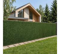 Kaloriko Clôture Artificielle Vert Clair 1,5 x 4 m PVC et Acier, Feuillage synthétique pour extérieur, Aspect Naturel, Protection de la Vie privée, résistante aux UV, Mur décoratif Jardin Patio