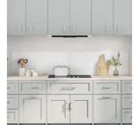 Kaloriko Crédence de Cuisine Transparente en Verre trempé 2 pcs 100 x 40 cm avec 4 Trous prépercés, thermorésistante, Durable pour Cuisine Maison, Restaurant, préparation culinaire