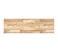 Kaloriko Dessus de Meuble de Salle de Bain en Bois d'acacia Massif Non traité 160x40x2 cm, Plan de Travail Robuste pour Meuble lavabo, Armoire, Vasque, étagère, Rangement sous Vasque