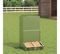 Kaloriko Distributeur de porcs Argent en Acier galvanisé 55 x 51 x 91,5 cm, capacité 20 kg, résistant aux intempéries, Usage intérieur extérieur, Alimentation fiable
