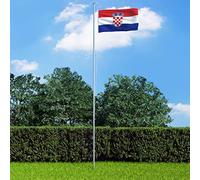 Kaloriko Drapeau Croatie 90 x 150 cm en Polyester 68D Multicolore, pavillon décoratif avec Deux Oeillets en Laiton, Bords renforcés, pour Jardin, Balcon, terrasse, événement Sportif et Maison