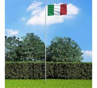 Kaloriko Drapeau Italie 90 x 150 cm en Polyester 68D, avec Deux Oeillets en Laiton, Bords renforcés et Double Couture, pour Jardin, Balcon, terrasse, evenement Sportif, Maison, Exterieur