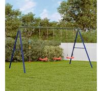 Kaloriko Ensemble de balançoire avec trois sièges de balançoire, corde d'escalade, structure robuste en acier laqué, 341 x 185 x 185 cm, appareil de jeu de jardin pour enfants de 3 à 10 ans, favorise